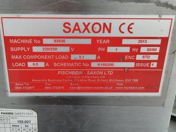 Saxon SR1000 Bag Sealer Pic 07